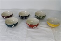 6 Piece Set Of Bowls