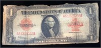 1923 "Horse Blanket" Red Seal $1.00 US Note