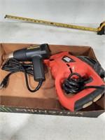 Wagner heat gun and Black and decker  saw works