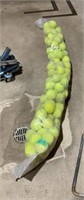 Long bag of tennis balls