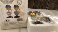 NIP Seattle Mariners 2 Pack Bobbin Head Ornaments