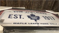 Steiner Toronto Maple Leaves Kids Cave Sign