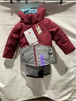 Sunice Girls 2 Piece Snowsuit Size 4