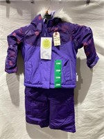 Gusti Girls 2 Piece Snowsuit Size 18m