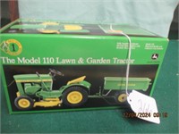 PRECISION JOHN DEERE 110 LAWN TRACTOR W/ WAGON-NIB