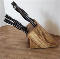 Cutco Knife set in wood block
