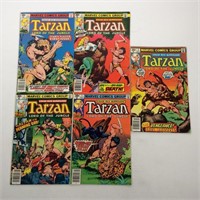 5 Tarzan Lord of the Jungle 30¢-35¢ Comics