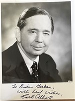 Carl Albert signed photo