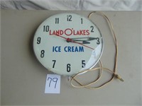 Land O' Lakes Ice Cream Clock