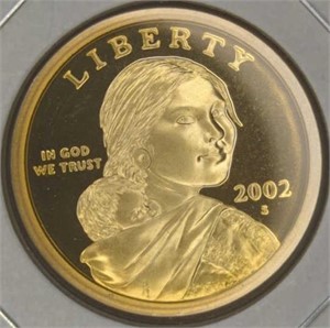 Proof 2002 Sacagawea $1 coin