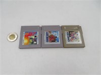 3 jeux de Nintendo Gameboy Color dont F-1 Race