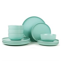 C1566  Mainstays Alessandra Mint Dinnerware Set, 1