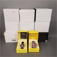 2 Invicta collector men's watches & empty Reserve