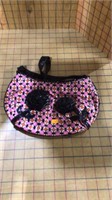 Pink n black purse