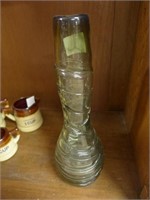 Abstract art glass vase