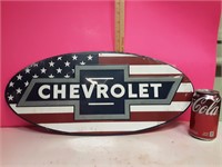 New Metal Chevrolet Sign