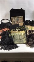 Collection of ten evening purses