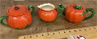 Japanese tomato tea set