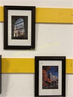 Pair of framed photographic prints, Jesse Hall