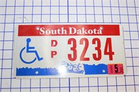 VINTAGE LICENSE PLATE