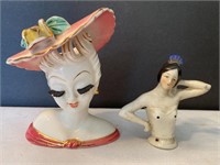 Head vase & Germany half doll