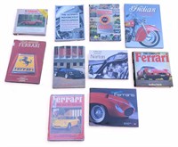 Box of coffee table books - Ferrari, Indian