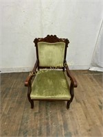UPHOLSTERED PARLOR CHAIR