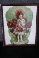Frames Cutout of Victorian Girl