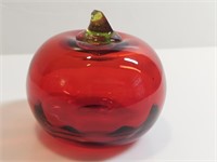 Vintage Viking Glass Hand Blown Apple Or To