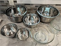 Set of Stainless Steel Nesting Bowls