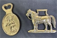 Solid Brass Horse & Musician Bottle Opener (2)