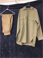 Military Shirt and Trouser