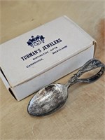 Tubman Jewelers Silver Baby Spoon Plated?