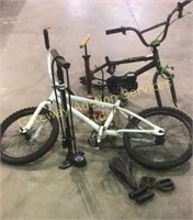 BMX Bike, Bike Frame and Parts, 2 Tire Pumps