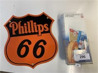 Repro Phillips 66 Sign & Brochures.