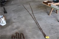 (2) 14 ft. Log Chains hooked on a Ring