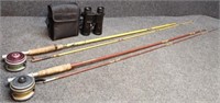 Fly Fishing Rods, Reels & Bushnell Binoculars