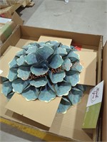 Blue flower decoration