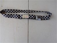 1960's Belt Made from Mustang Seat Belt Buckle