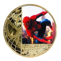 Spiderman Home Coming Medallion 24kt Gold Foil