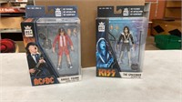 AC/DC Angus Young and Kiss The Spaceman Figures