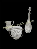 Baccarat Decanter, Ice Bucket, Pitcher
