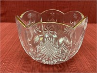 Mikasa Christmas Tree Gold Bowl, 8 in.