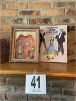 Judy Garland Paper Dolls Book and Framed Doll