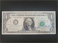 1963 $1 Federal Reserve Autographed