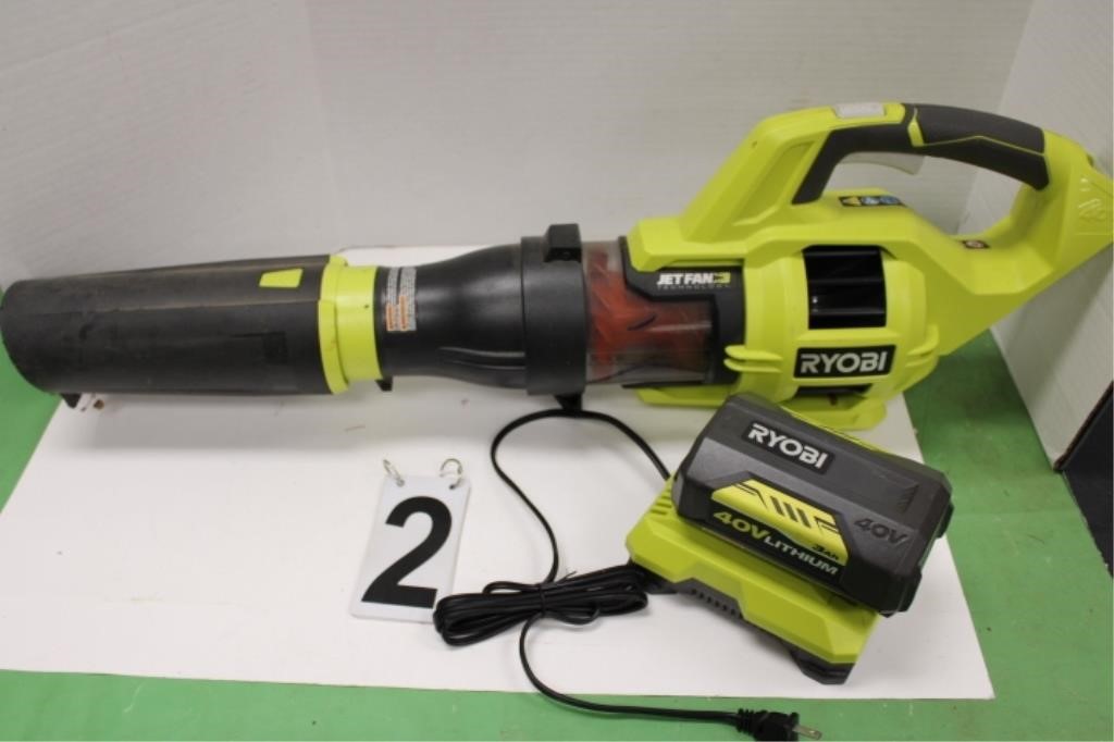 Ryobi Blower w/ Battery & Charger