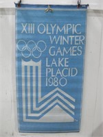 XIII Olympic Winter Games Lake Placid Banner See