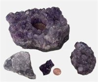 Crystal Allies Deep Purple Amethyst Cluster