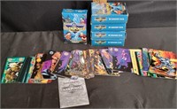 1996 DC Overpower Card Game - 5 Starter Packs