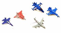 5 Vintage Toy Miniature Planes